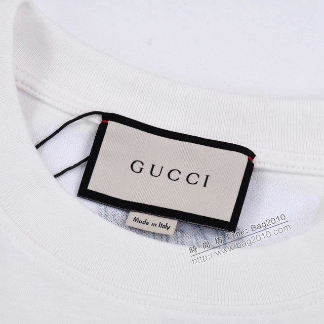 Gucci古奇專櫃古馳2023SS新款刺繡T恤 男女同款 tzy2850